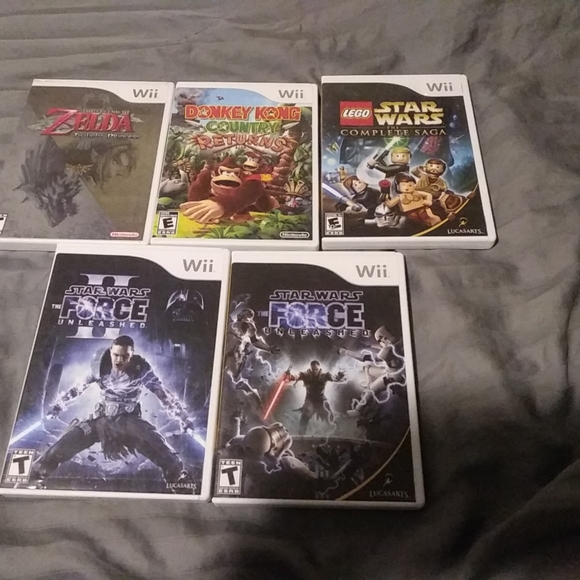Lot The Legend of Zelda: Twilight Princess Nintendo Wii 2006 Donkey Kong Returns
